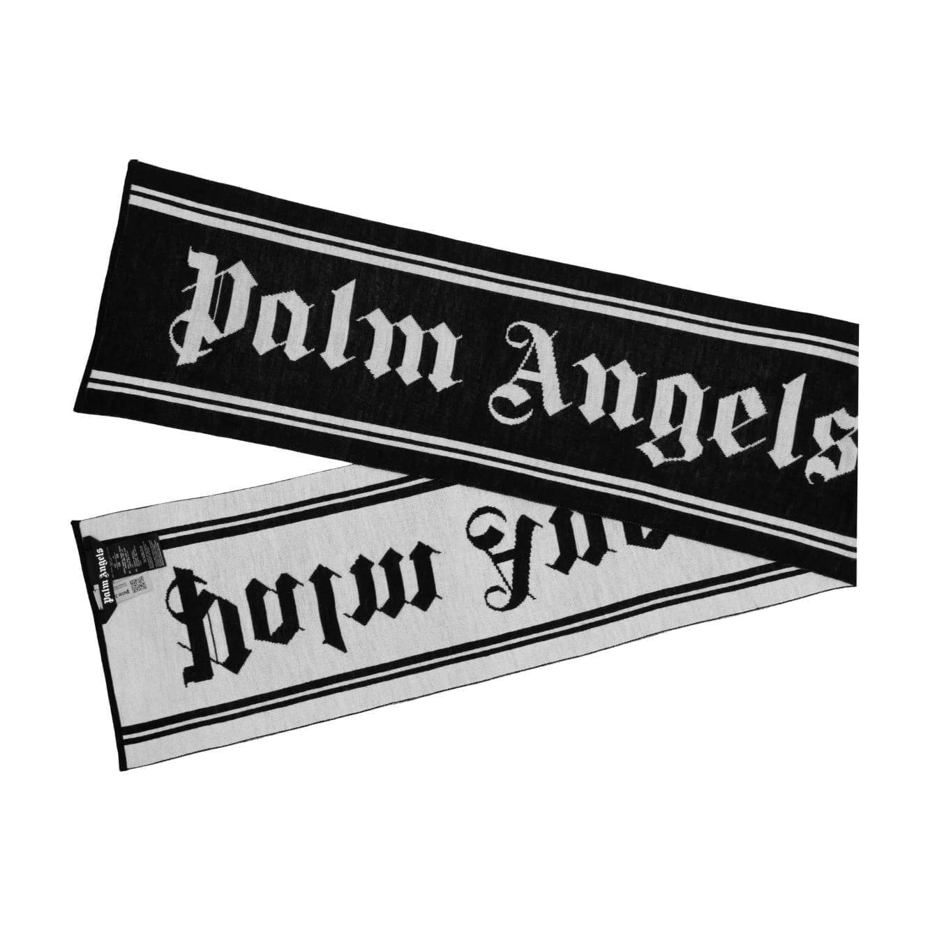 Palm Angels Logo Scarf Black