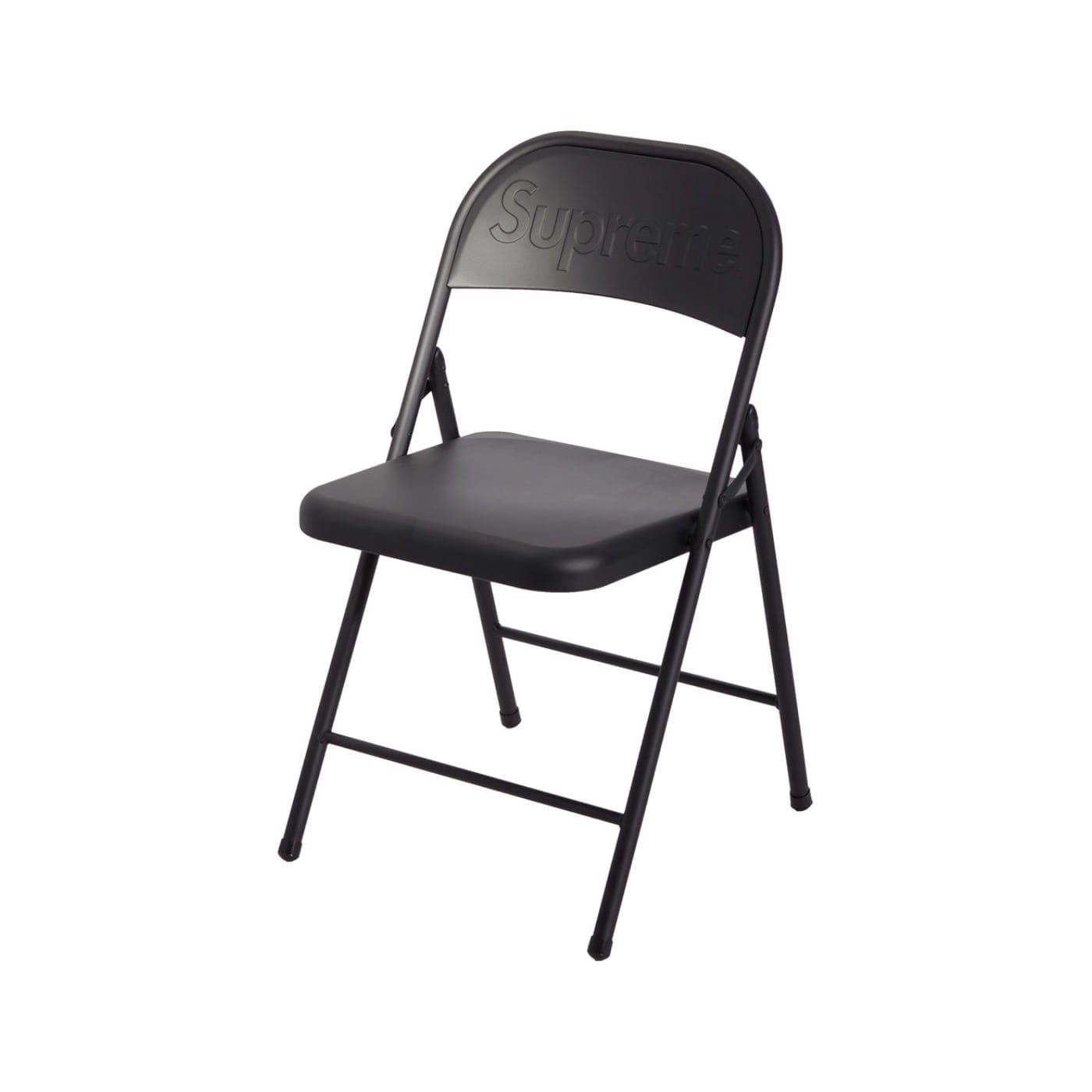Supreme Metal Folding Chair Black Supreme