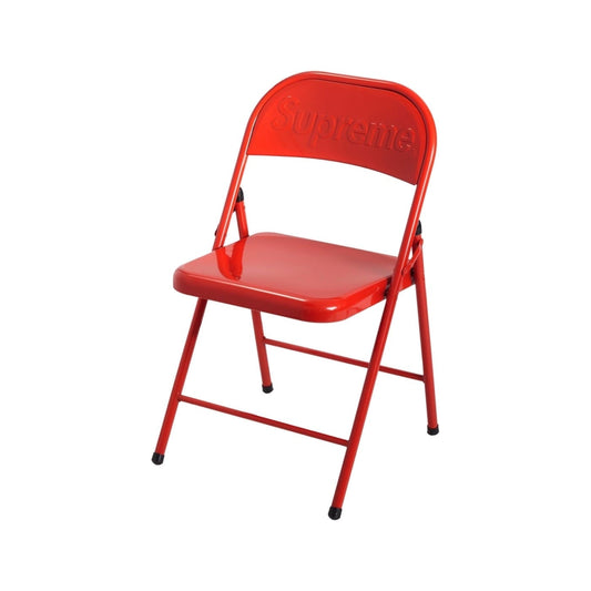 Supreme Metal Folding Chair Red Supreme