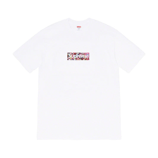 Supreme Takashi Murakami COVID-19 Relief Box Logo Tee White Supreme