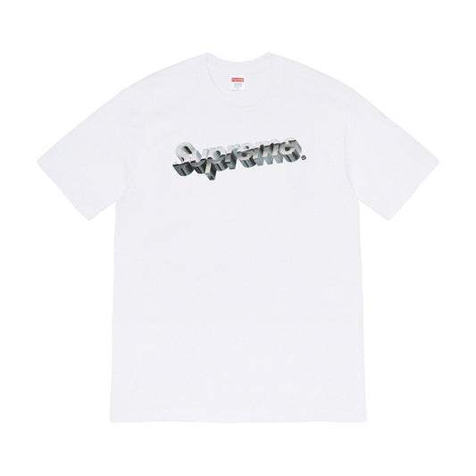 Supreme Chrome Logo Tee White Supreme