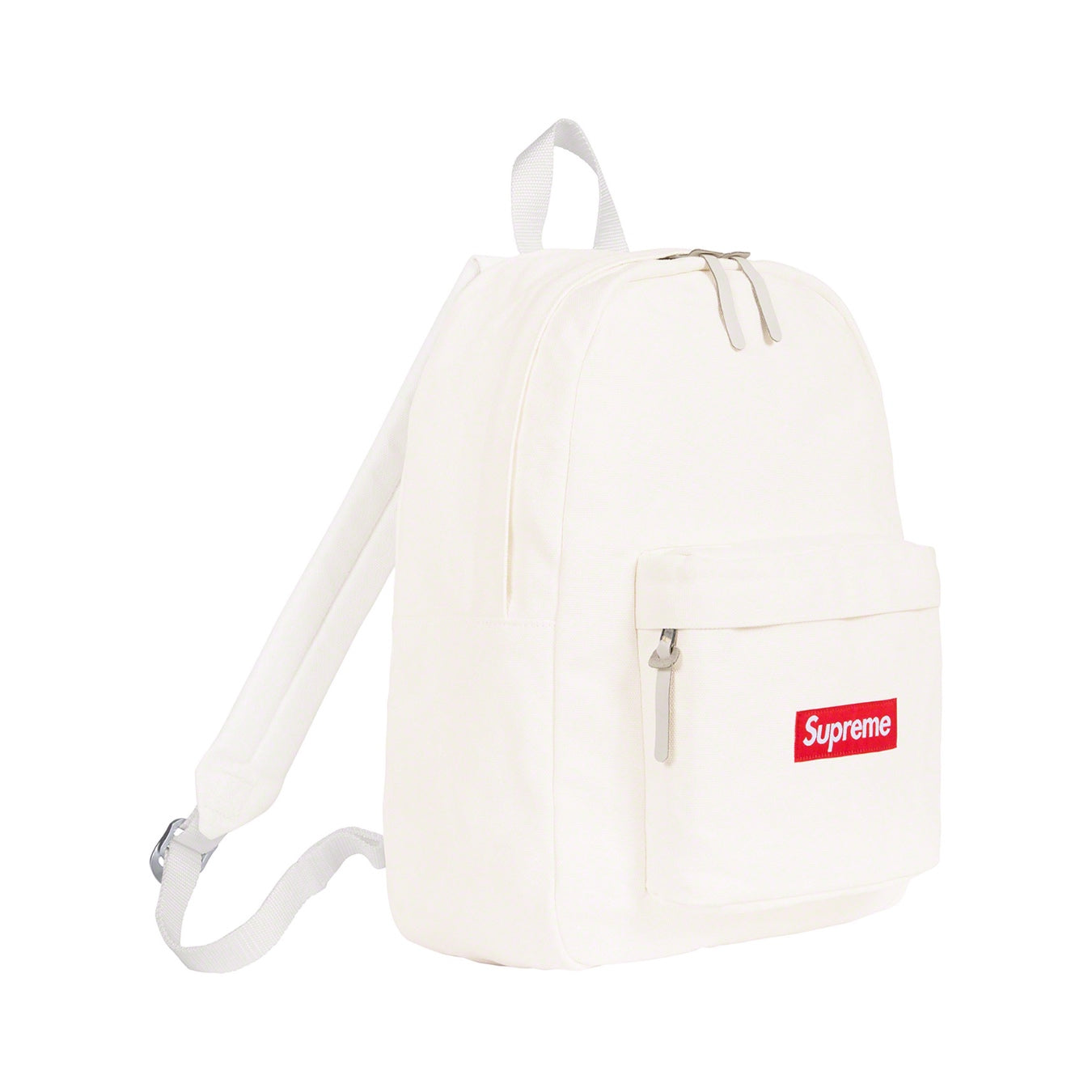 Supreme Canvas Backpack White Supreme