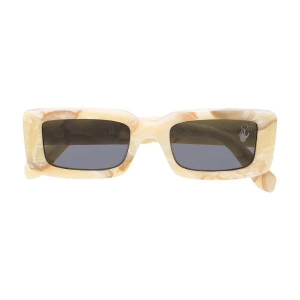 Off-White Frame Sunglasses Marble/Yellow Off-White