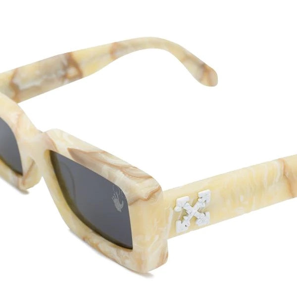 Off-White Frame Sunglasses Marble/Yellow Off-White