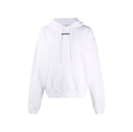 Off-White Oversize Fit Marker Arrows Hoodie White/Red Off-White