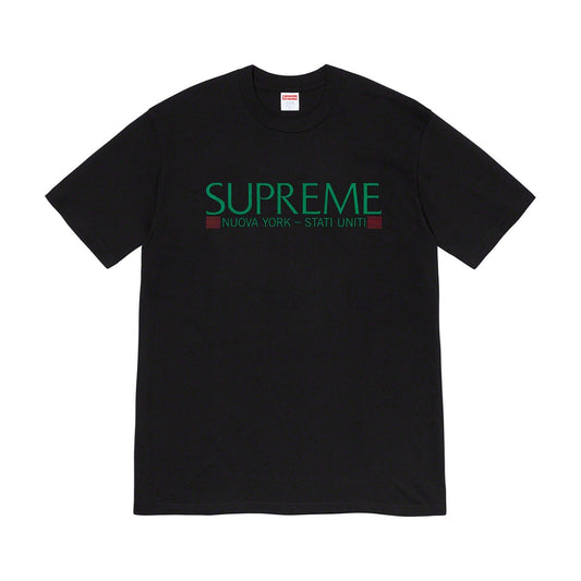 Supreme Nuova York Tee Black Supreme