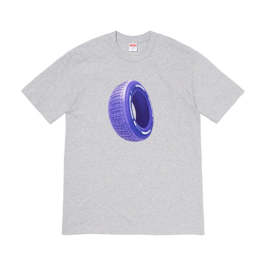 Supreme Tire Tee Heather Grey Supreme