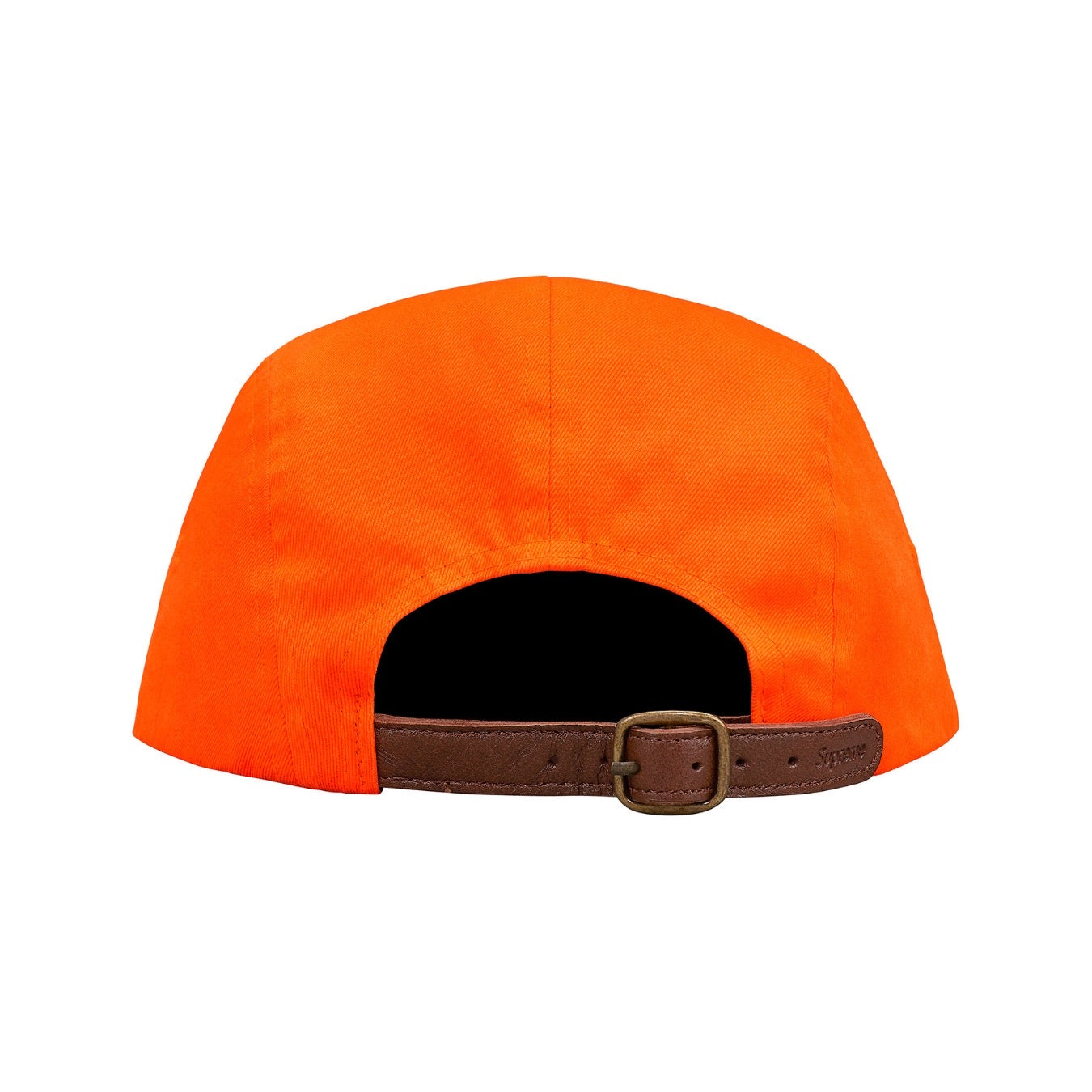 Supreme Washed Chino Twill Camp Cap (FW18) Neon Orange