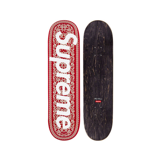 Supreme Celtic Knot Skateboard Deck Red Supreme