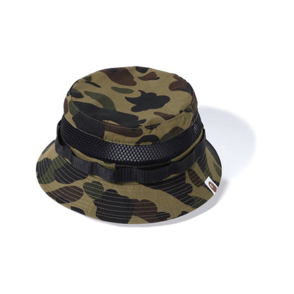 BAPE 1st Camo Military Mesh Hat Green Bape