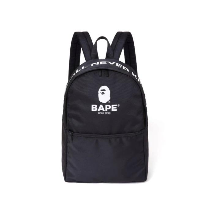 BAPE Backpack Black (e-MOOK 2019 Autumn Winter Collection Book Blue)