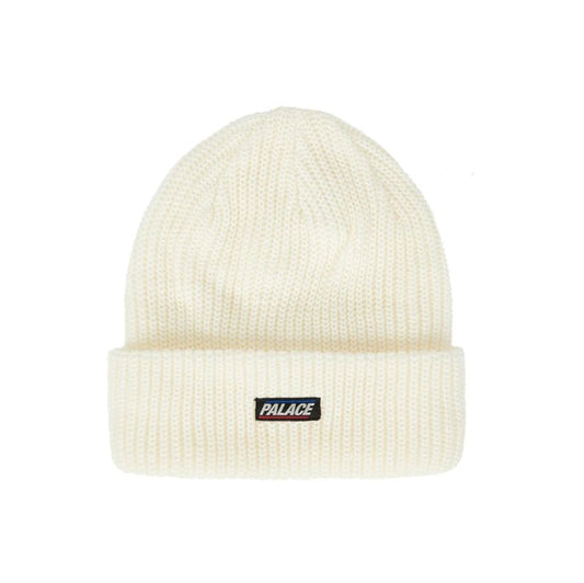 Palace Basics Ribber Beanie Cream Palace