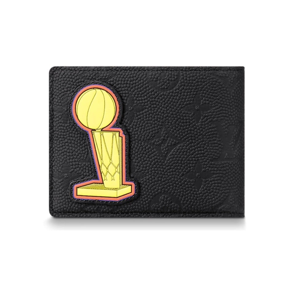 Louis Vuitton x NBA Hero Jacket Leather Multiple Wallet Monogram Black Louis Vuitton