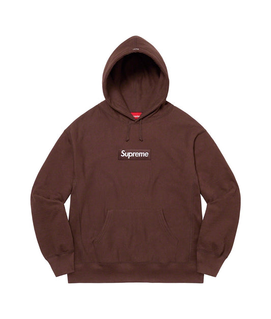 Supreme Box Logo Hooded Sweatshirt (FW21) Dark Brown Supreme