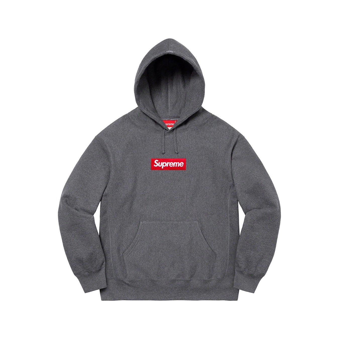 Supreme Box Logo Hooded Sweatshirt (FW21) Charcoal Supreme