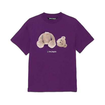 Palm Angels Bear Logo Tee Purple