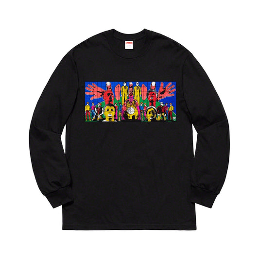 Supreme Gilbert & George DEATH AFTER LIFE L/S Tee Black Supreme