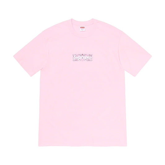 Supreme Bandana Box Logo Tee Light Pink Supreme