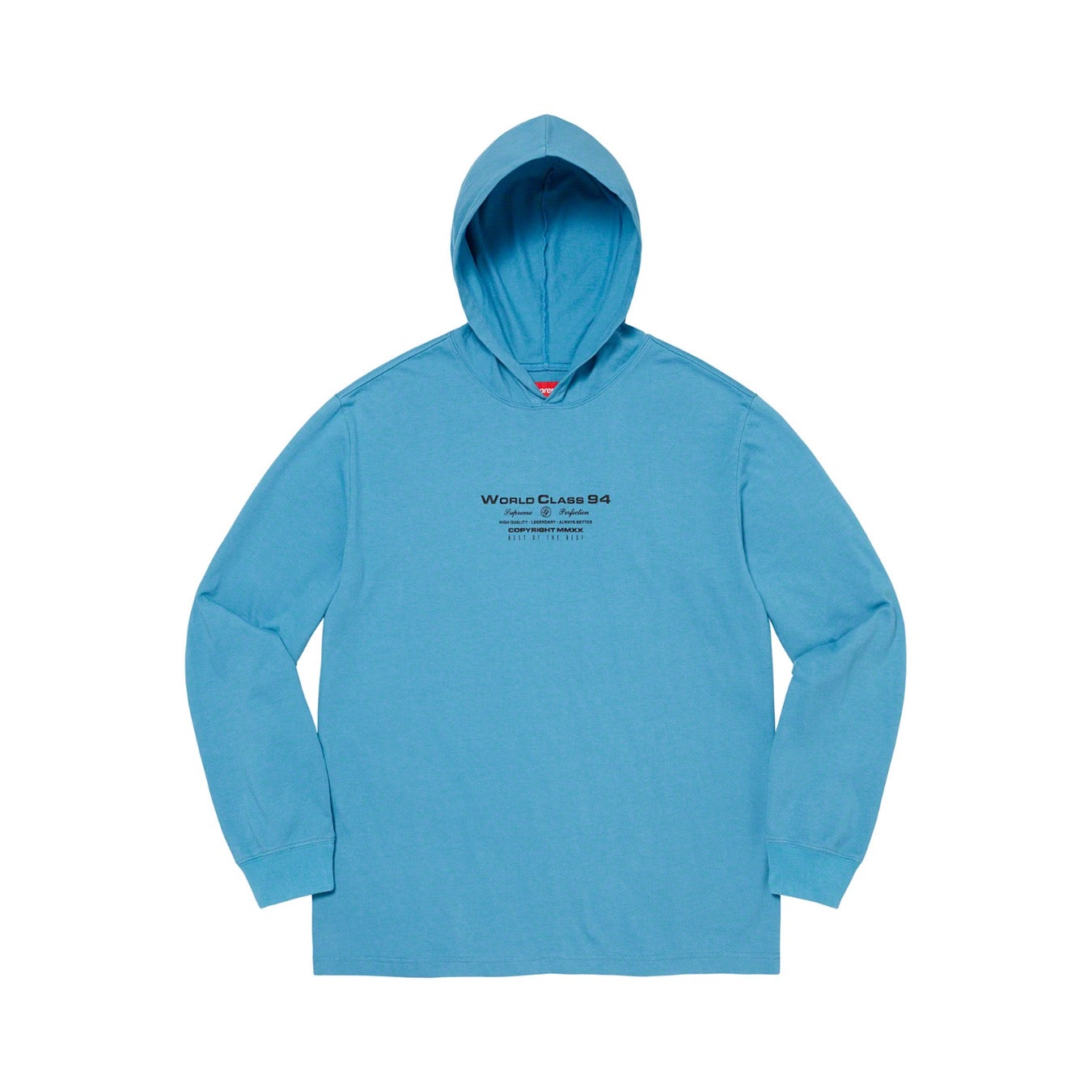 Supreme Best Of The Best Hooded L/S Top Slate Supreme