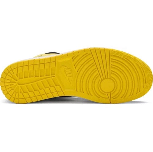 Air Jordan 1 Mid Yellow Toe Black Air Jordan