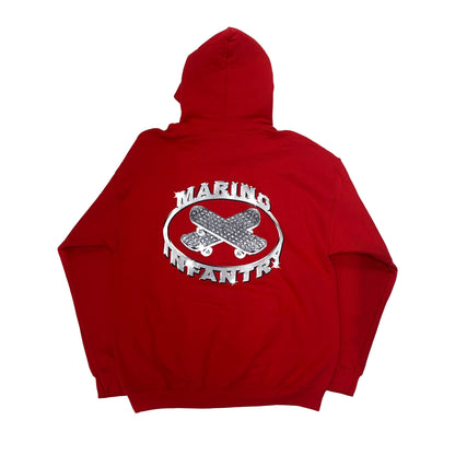 Marino Infantry M Logo Hoodie Red