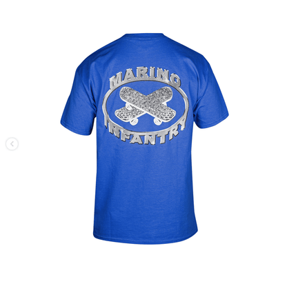 Marino Infantry M Logo Tee Royal Blue
