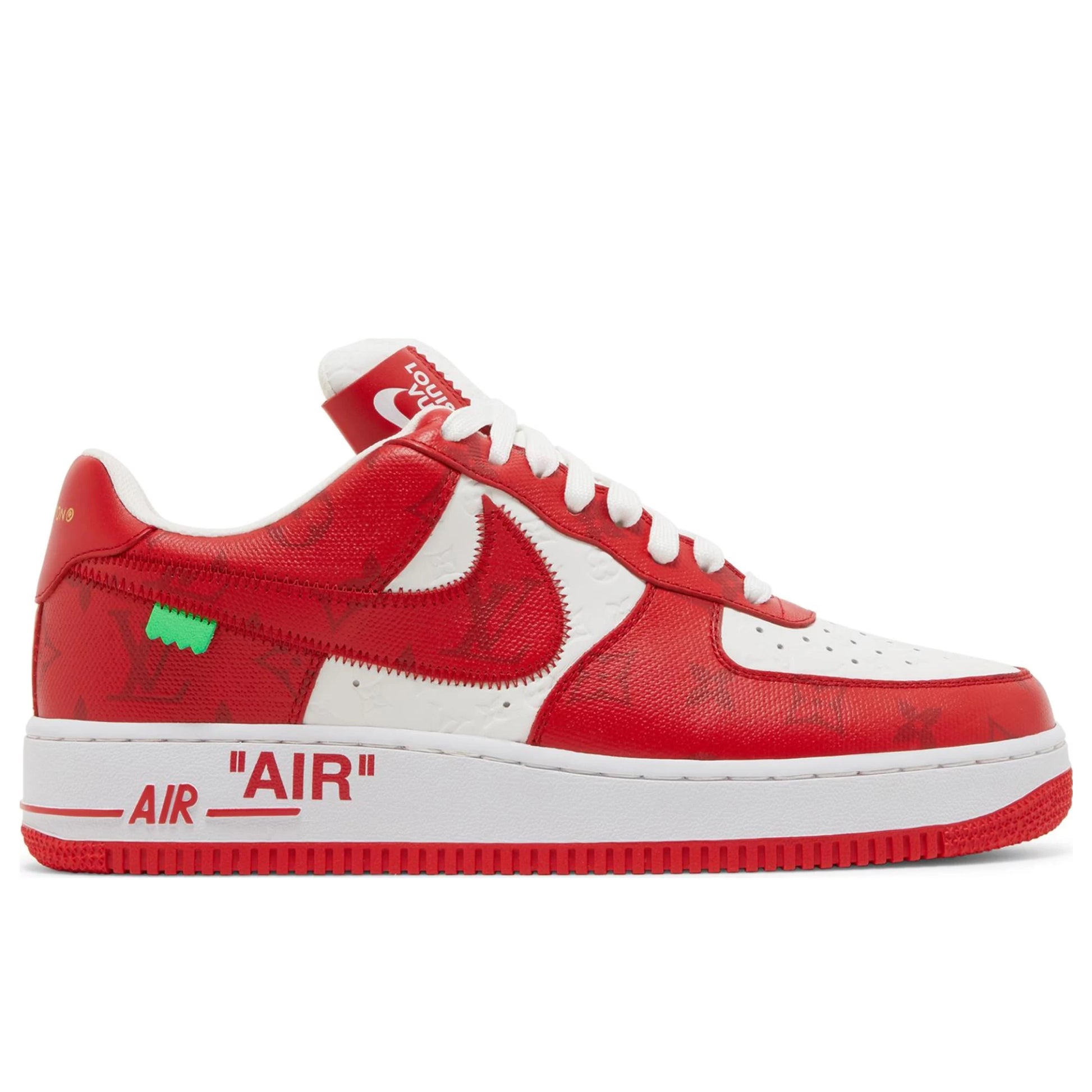 Louis Vuitton Nike Air Force Low by Virgil Abloh White Red – CRUIZER